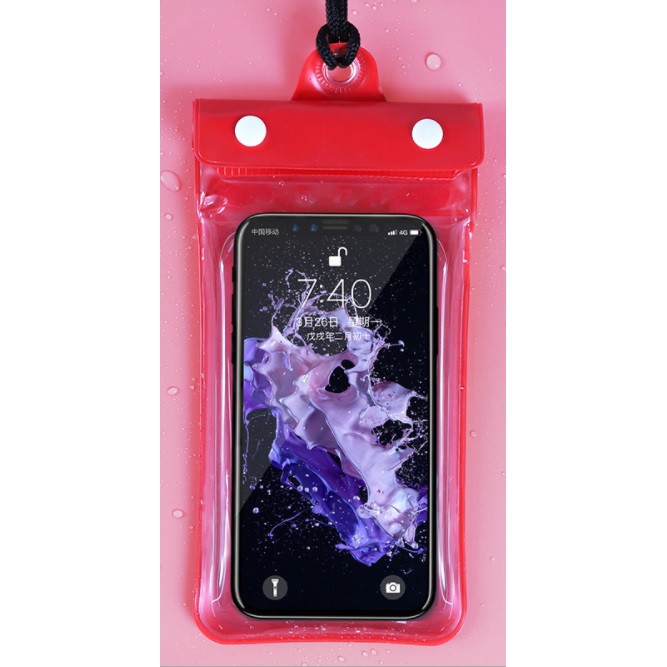 Túi chống nước cho điện thoại đi mưa, đi biển