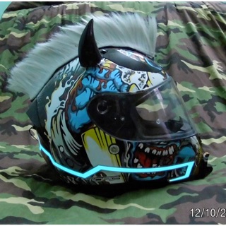 Led gắn mũ full face