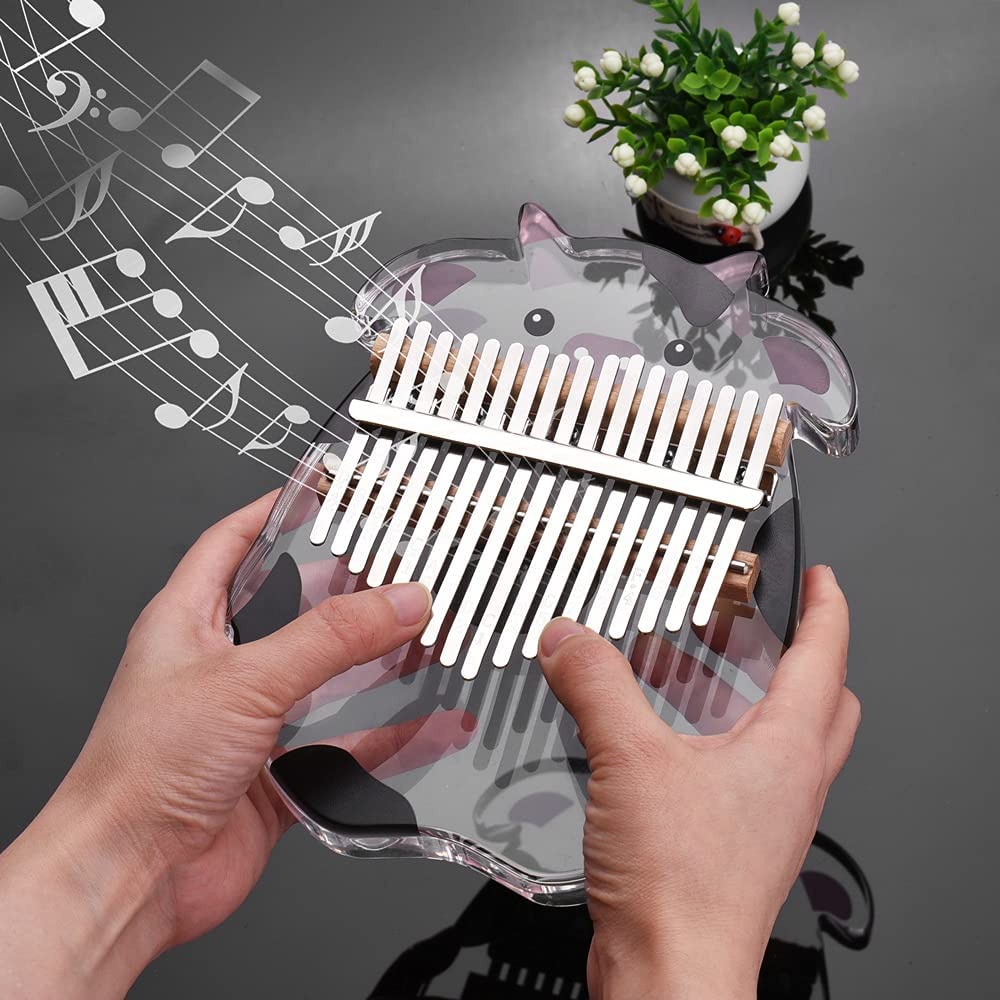 [Phiên bản giới hạn] Đàn kalimba 17 phím BÒ SỮA LT-M17 Tặng bộ 12 muỗng inox uống cafe cho Bố