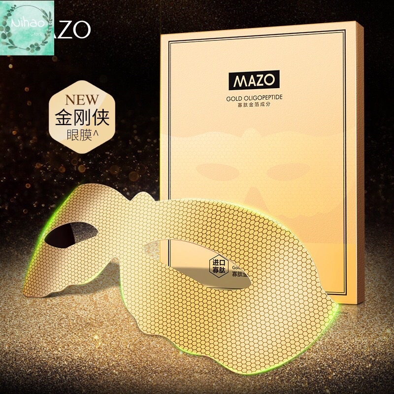 Mặt nạ mắt MẠNG LƯỚI vàng MAZO GIẢM NHĂN CHỐNG LÃO HOÁ vùng da mắt | BigBuy360 - bigbuy360.vn
