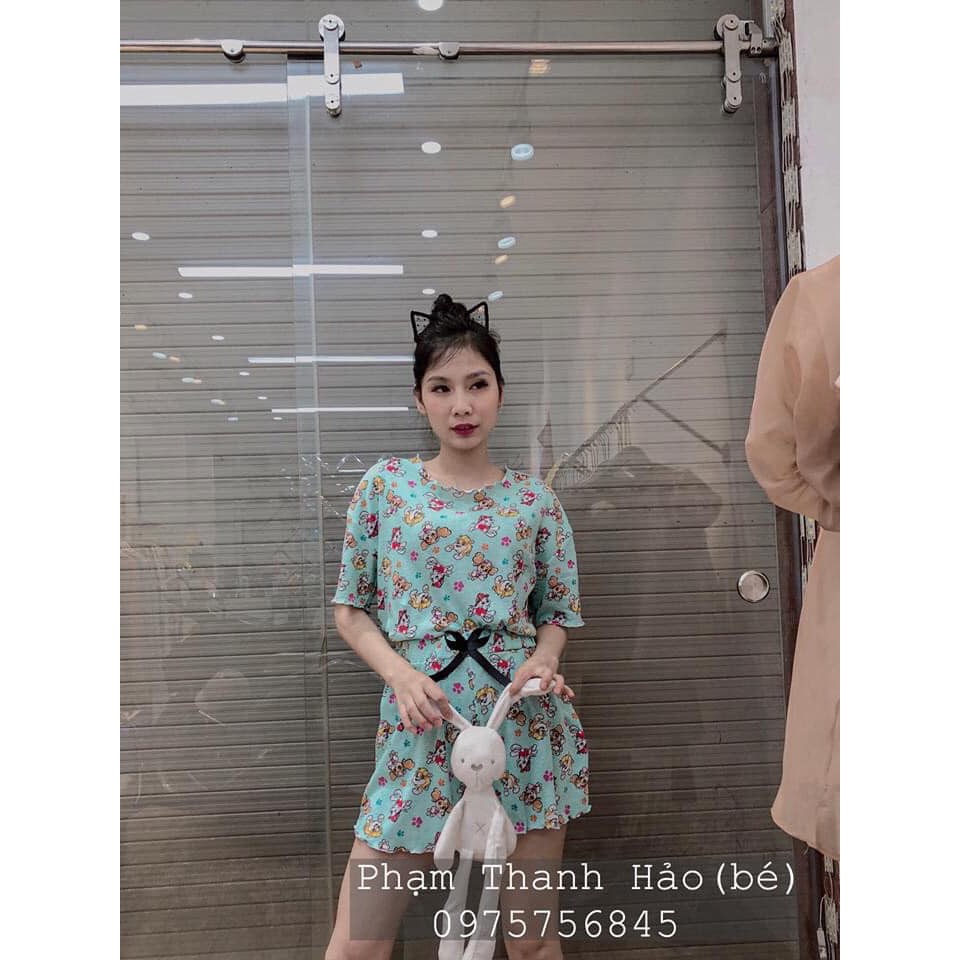 [Mã WA1606 giảm 15% đơn 99k] Bộ đùi xòe in hình CUTTE HỘT ME MỚI (ảnh, video thật) | BigBuy360 - bigbuy360.vn