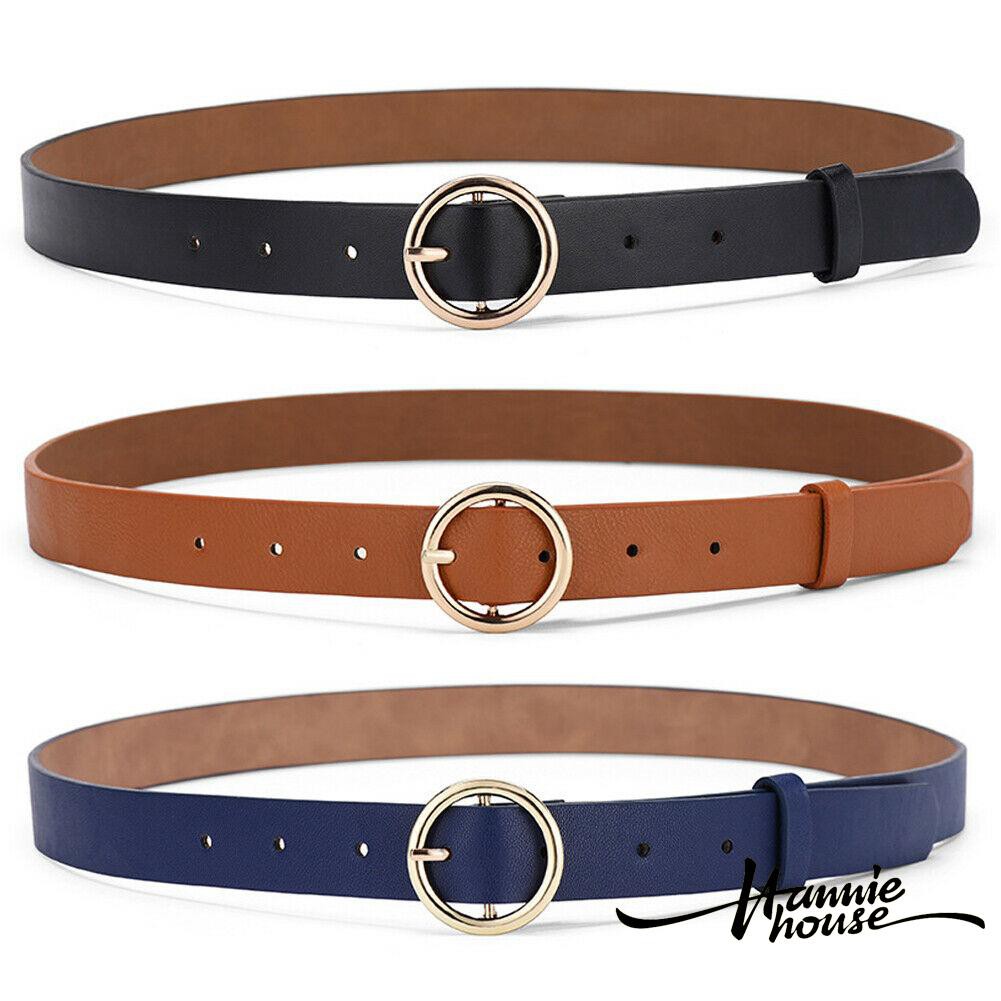 Thắt Lưng Da Khóa Vuông Thời Trang Cho Nữ