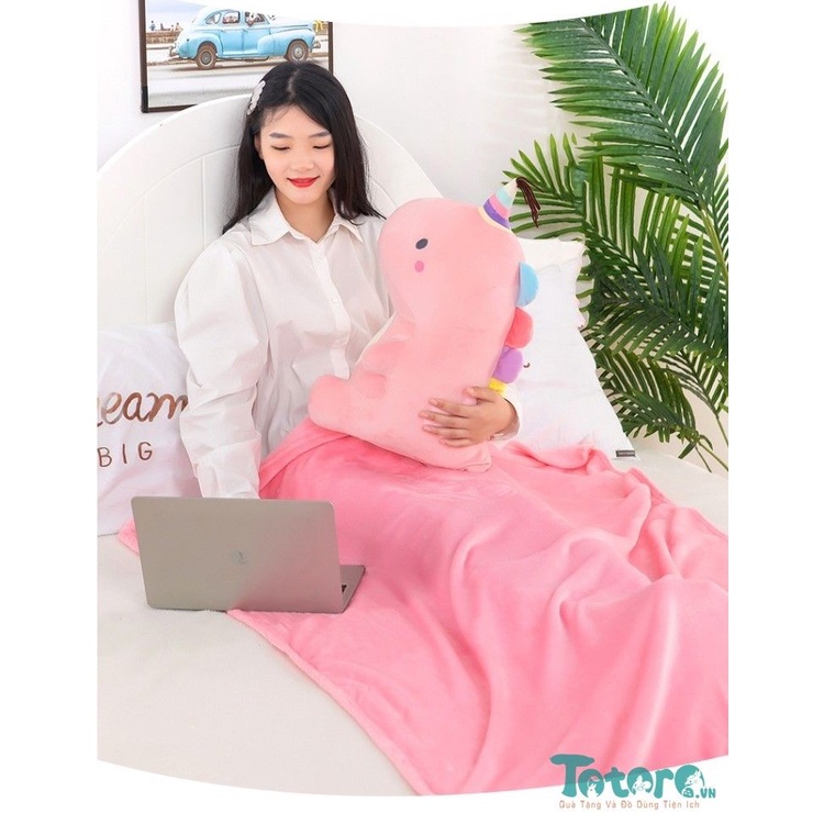 Gấu bông Thú bông Chăn trong gối Khủng Long bụng mập