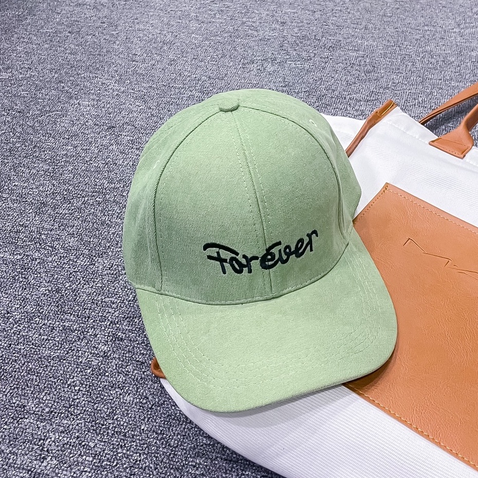 Mũ Lưỡi Trai Nón Kết Thêu Chữ Forever Fashion 390 Phong Cách Ulzzang Form Unisex Nam Nữ - Hazo