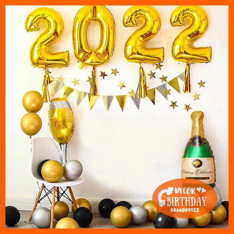 Set Trang Trí Lễ Hội SIÊU RẺ Trang Trí Noel, Lễ Tết, Chúc Mừng Ngày 8/3 - 20/10 - 20/11 Tặng Kèm Đồ Bơm Băng Dính