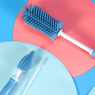 Cọ bình sữa silicon cao cấp 3 chi tiết