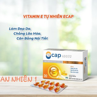 ECAP 400UI - VITAMIN E TỰ NHIÊN