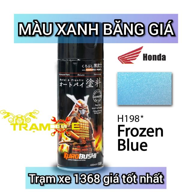 SƠN SAMURAI MÀU XANH BĂNG GIÁ H198 - XANH NGỌC ÁNH KIM