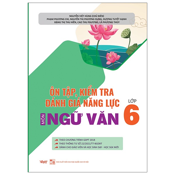 Sách Ôn Tập Kiểm Tra Đánh Giá Năng Lực Môn Ngữ Văn Lớp 6