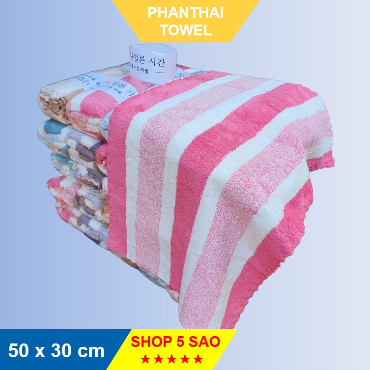 Khăn mặt lông cừu xuất Hàn, đa năng lau mọi thứ - 50x30cm  #khanmat