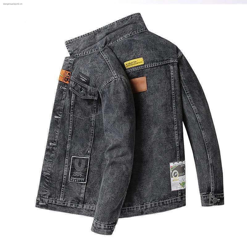 Áo khoác denim ôm dáng phong cách Hàn Quốc mới cho nam