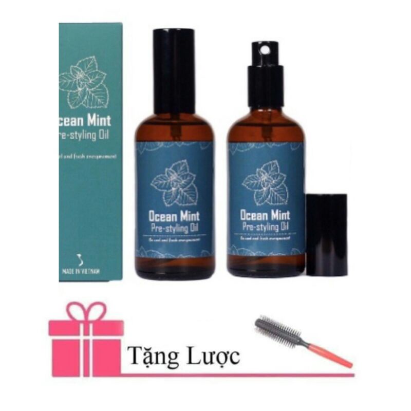 Xịt tạo phồng tóc Ocean Mint Pre Styling Oil V2 30ml / 100ml