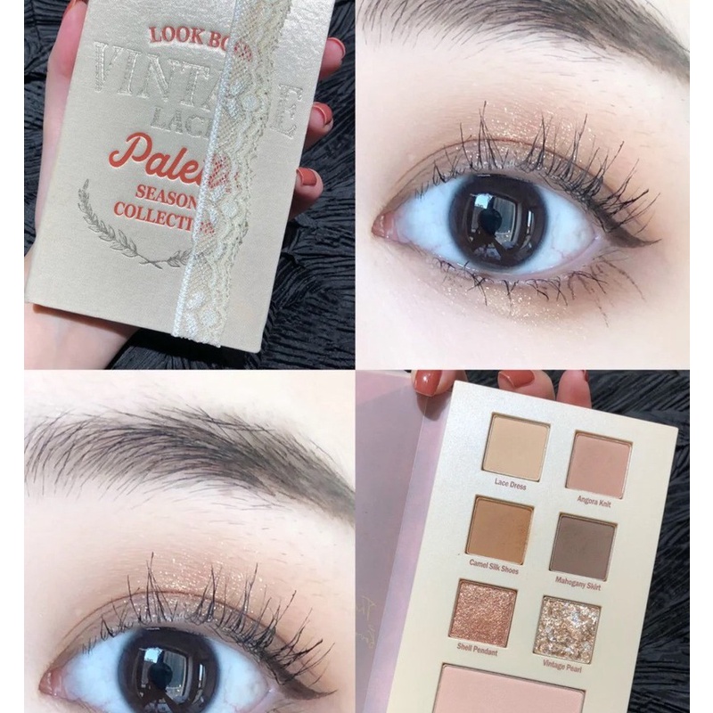 BẢNG PHẤN MẮT 7 Ô DIKALU COCO VENUS LOOKBOOK VINTAGE LACE PALETTE SEASON COLLECTION 15G CHÍNH HÃNG - 8751