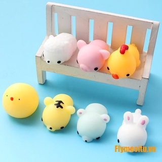 1 Đồ Chơi Bóp Đàn Hồi Hình Mèo