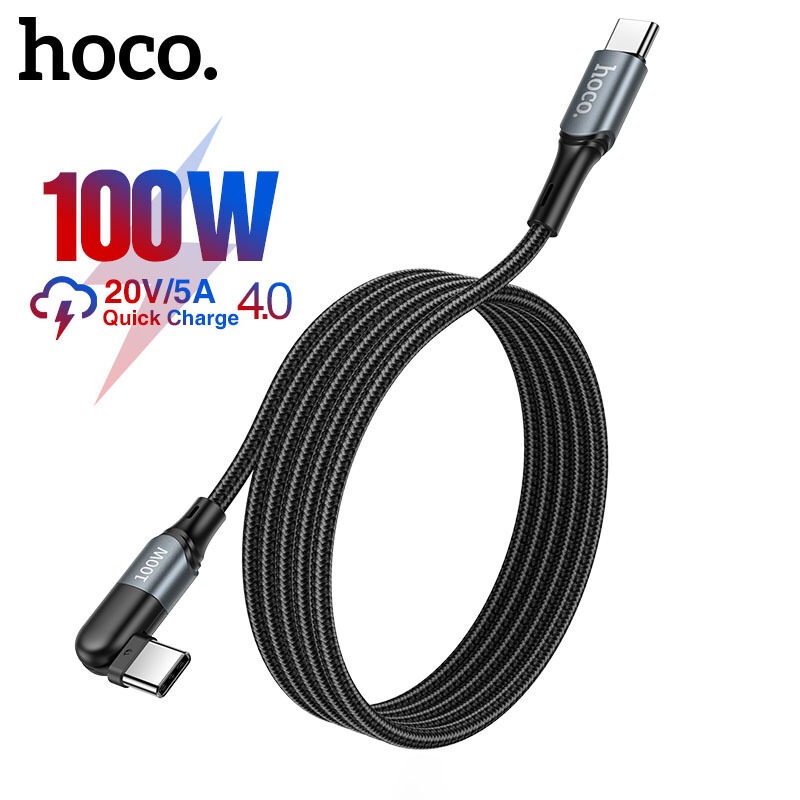 Dây Cáp Sạc Nhanh HOCO U100 USB C Sang Type-C Cho xiaomi Mi 9 Pd 100W 4.0
