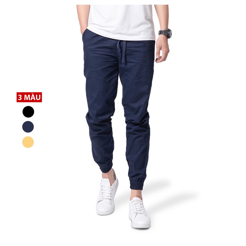 Quần jogger thể thao nam kaki mã TT54 Qkiểu bó ống Hàn Quốc chất vải đẹp ống dài