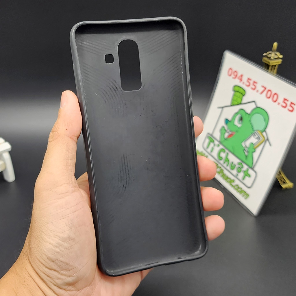 [Ảnh Thật] Ốp Lưng Samsung J8 2018 Dẻo Vân Da Cá Sấu SANTA POLO