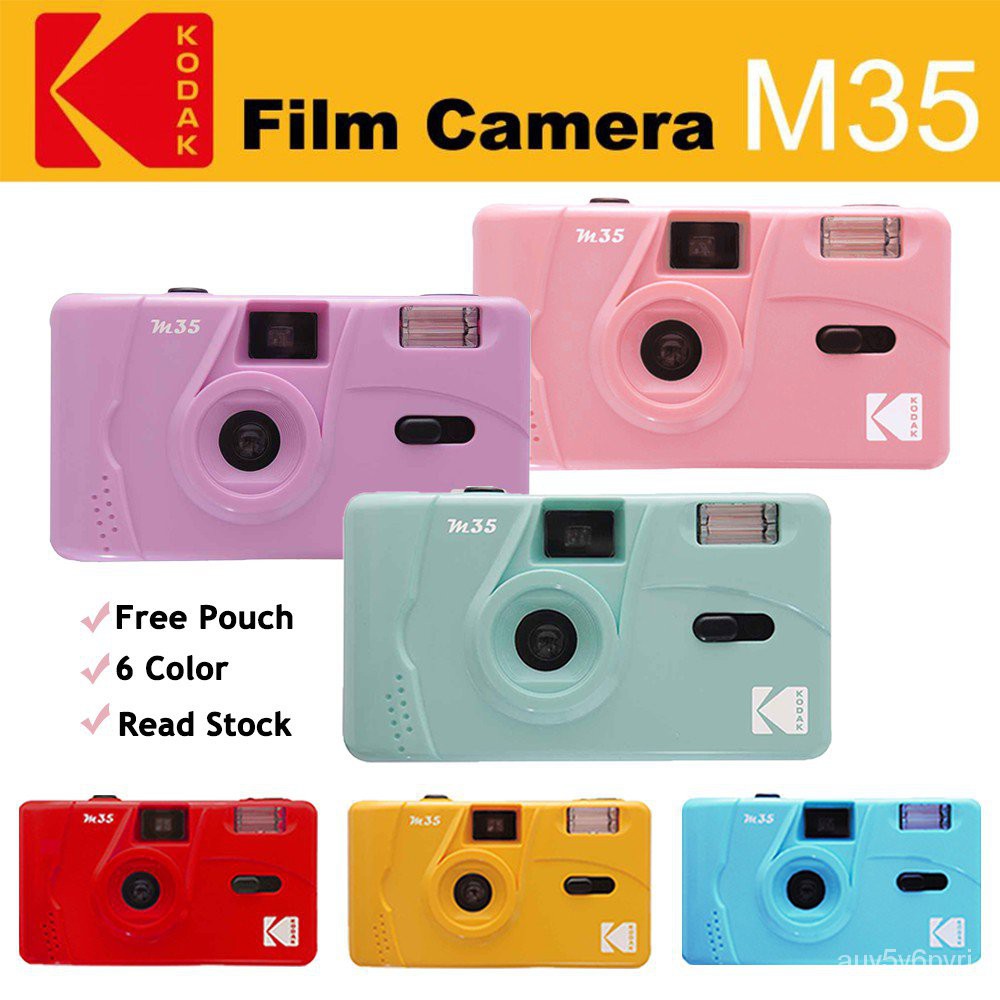 Tại Chỗ【Free Pouch】Camera film GOLD 200 Kodak M35 1 nút chụp có thể tái sử dụng phong cách cổ điển