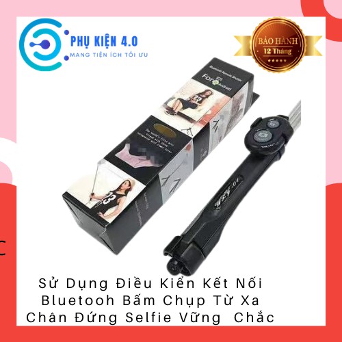 Gậy Selfie Bluetooth  (Chụp Ảnh) 3 Chân, Điều Kiển Bluetooh Chụp Ảnh Quay Video Từ Xa | BigBuy360 - bigbuy360.vn