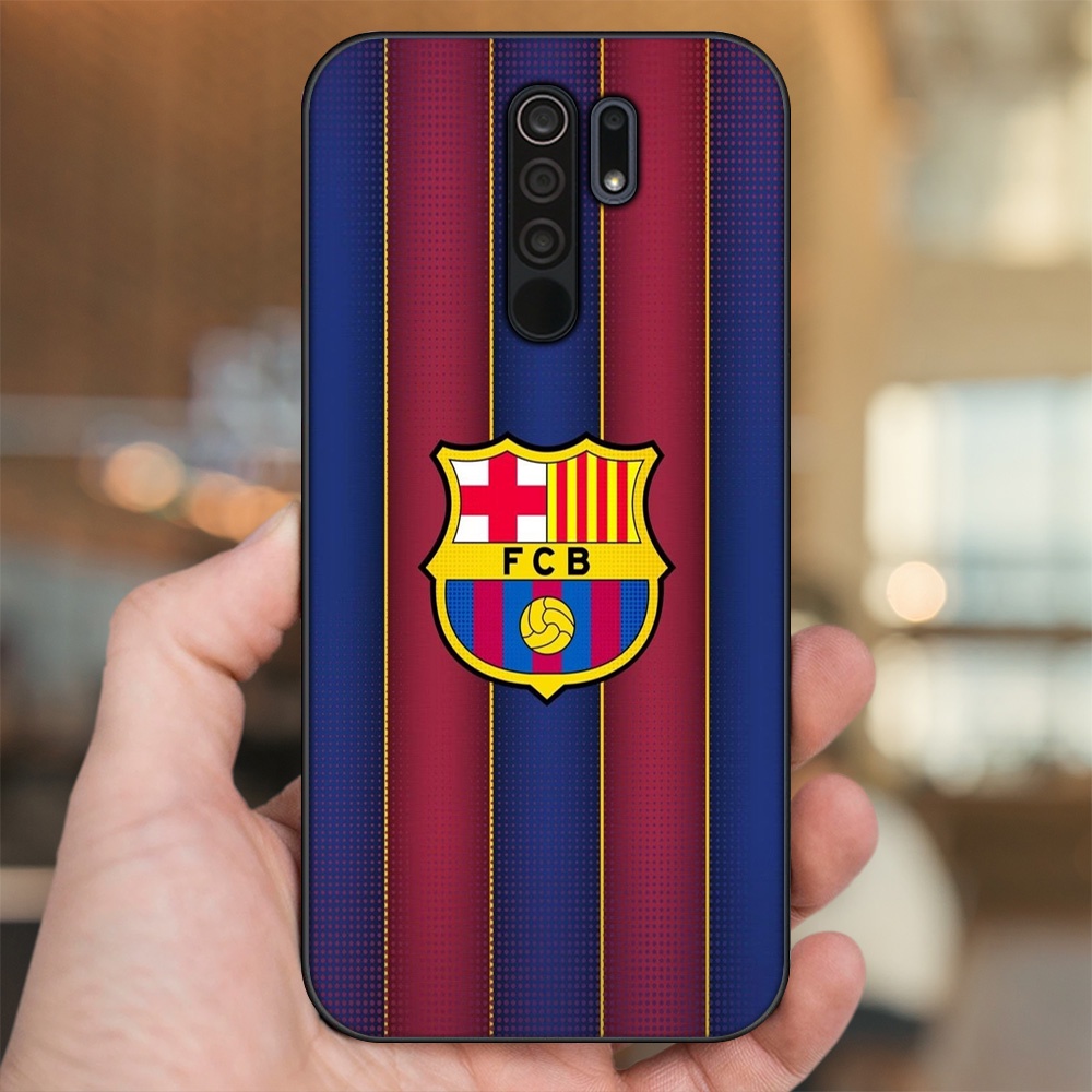Ốp lưng Xiaomi Redmi 9 viền đen in hình Barcelona Barca