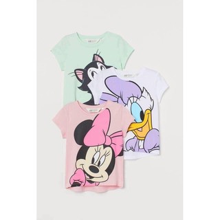 Set 3 áo phông hoạt hình dành cho bé