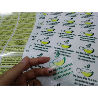 Logo- tem - in theo yêu cầu