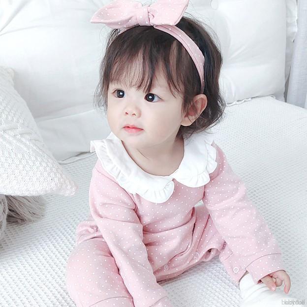 Bộ Quần Yếm Cotton Dễ Thương Cho Trẻ Sơ Sinh