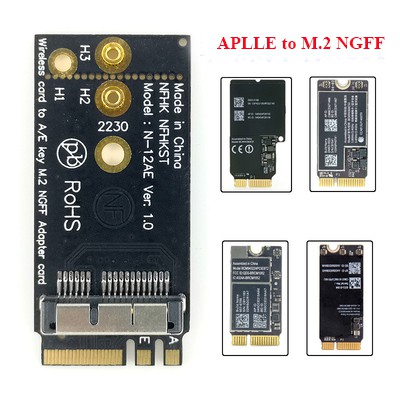 Adapter wifi Apple sang M.2 NGFF hoặc Mini PCIE