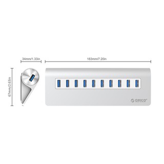 Bộ chia USB 3.0 ORICO M3H10