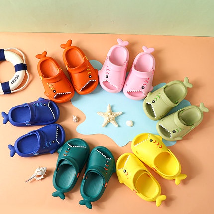Dép Đi Biển Hình Cá Mập Thời Trang Mùa Hè Dành Cho Bé