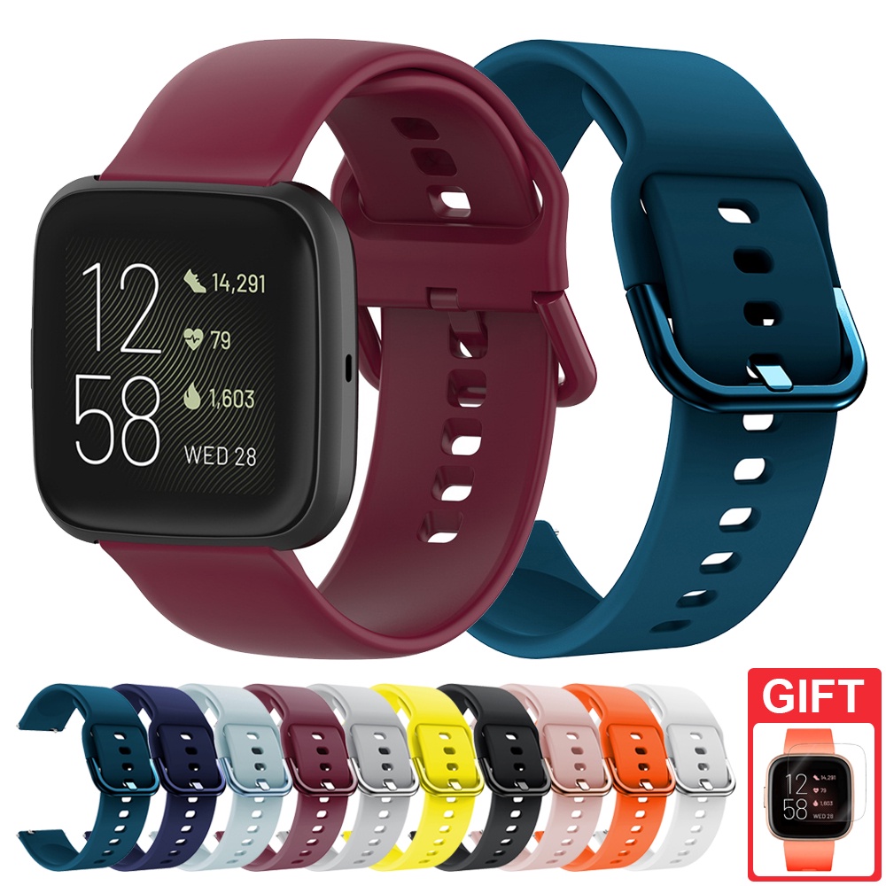 Dây đeo silicone thoáng khí cho đồng hồ thông minh Fitbit Versa 2 / Versa Lite