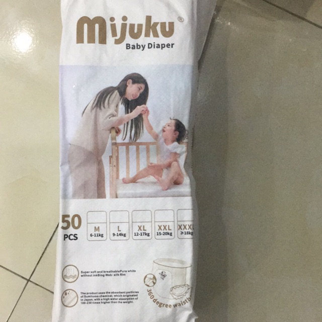 Bỉm quần mijuku L 50