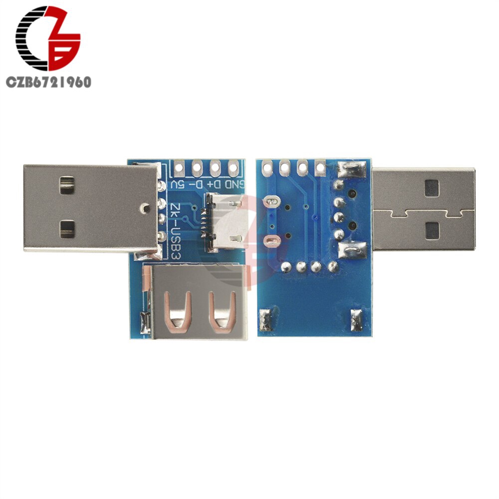 4 in 1 USB Converter USB Male to Female to Micro USB to 2.54mm 4P Terminal Adapter Module Voltage Date Converter Connector Board | BigBuy360 - bigbuy360.vn