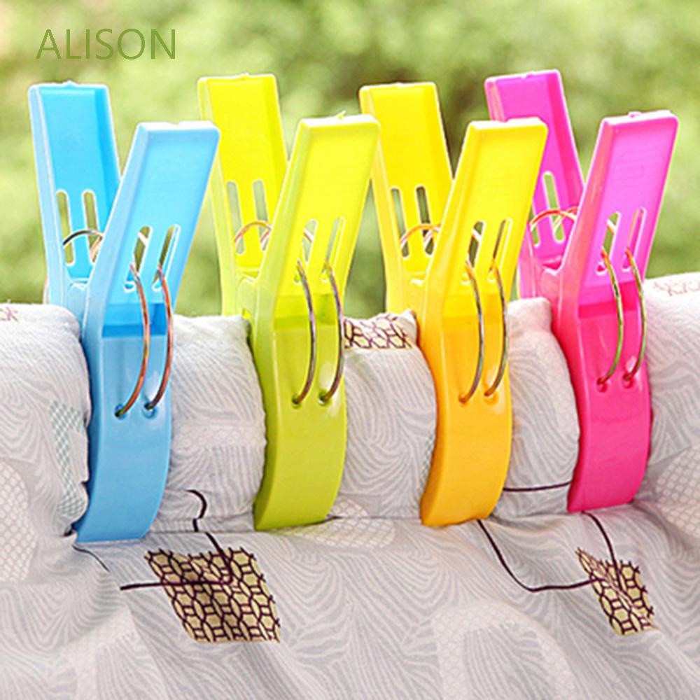Set 4 kẹp phơi quần áo bằng nhựa cỡ lớn tiện dụng cho gia đình
