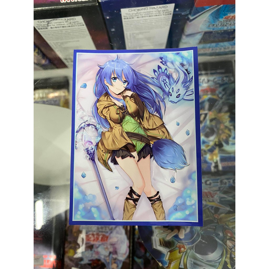 [ Dưa Hấu Yugioh ] Bọc bài lẻ chính hãng Standard Size  - Eria the Water Charmer Gentle - Sleeve 6,7cmx9,2cm