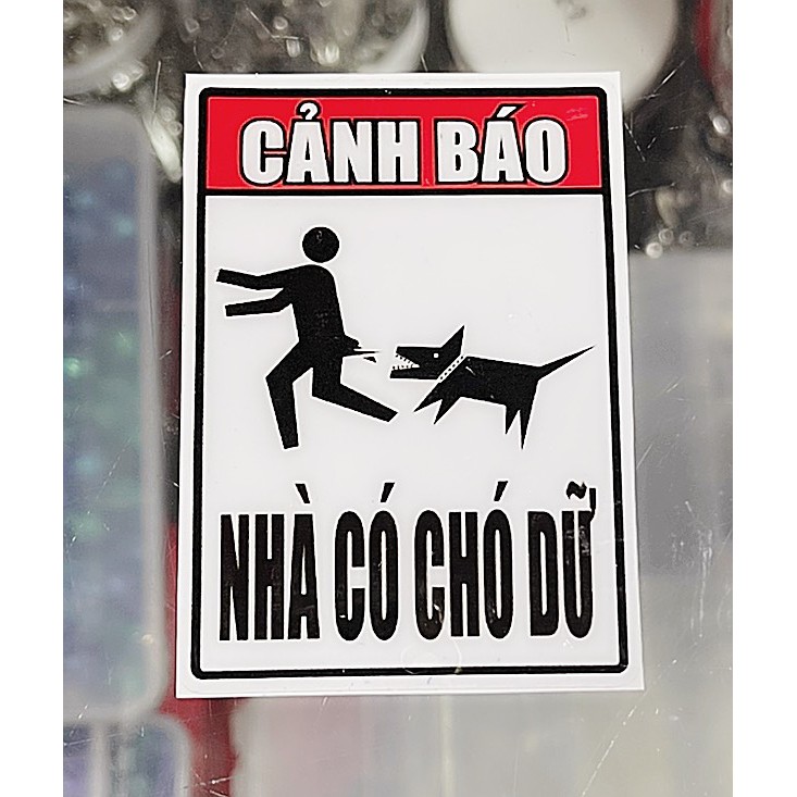 Tem Cảnh Báo Hài Hước Mẫu 1 Độc Lạ Nhất Hiện Nay