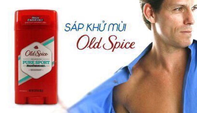 🔲SÁP LĂN KHỬ MÙI OLD SPICE Pure Sport High Endurance Long Lasting Đeoorant 85g