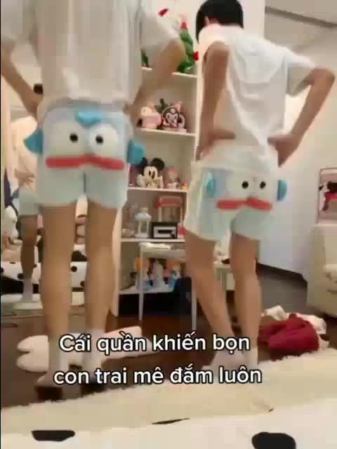 Mushiqi Quần Short Thêu Hình Cá Xấu Xí Dễ Thương Vui Nhộn Cho Nữ | BigBuy360 - bigbuy360.vn