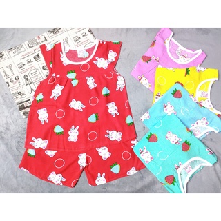 đồ bộ tole bé gái từ 14-18kg (giao màu ngẫu nhiên)