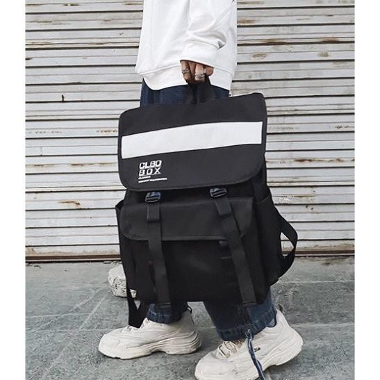 Balo thời trang unisex phong cách Hàn Quốc, đựng lap 15.6 inch, tặng kèm 3 stickers