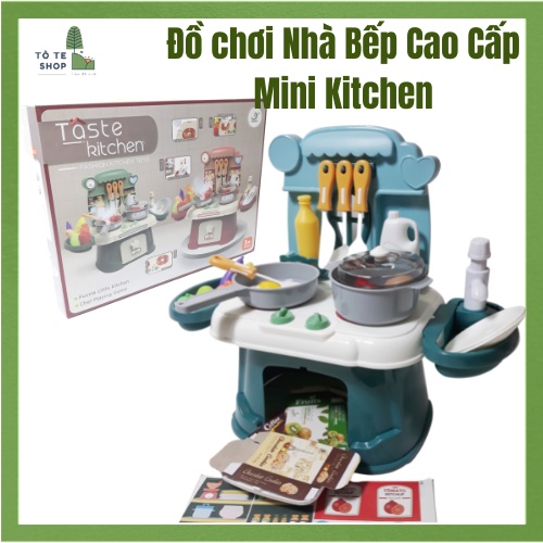 Bộ nấu ăn cho bé, bộ nấu ăn cao cấp Mini Kitchen, đồ chơi nấu ăn mini an toàn cho bé nhập vai thành đầu bếp