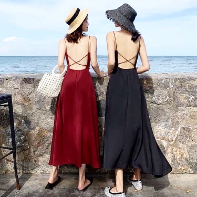 [Có sẵn] Váy hở lưng 2 dây( ảnh thật là 3 ảnh cuối) | BigBuy360 - bigbuy360.vn