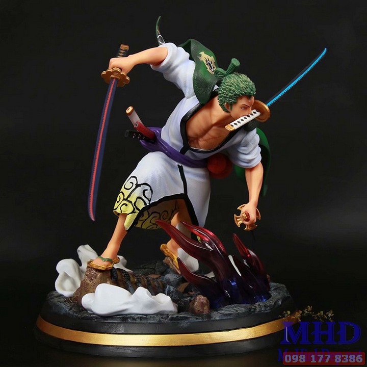 [MHĐ] Mô hình Figure Santoryu Zoro Wano Ver - One Piece