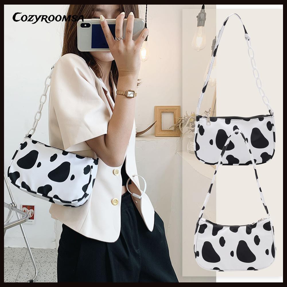 Túi Xách Tay In Hình Hộp Sữa Thời Trang Nữ Tính