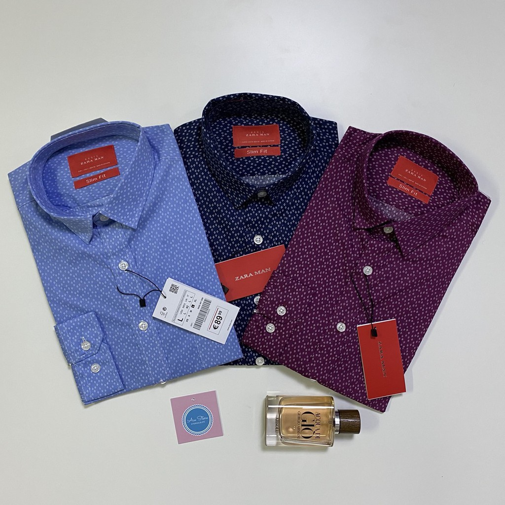 Áo sơ mi Zara Man ⚡ Hàng Việt Nam Xuất Khẩu ⚡ Form Slimfit