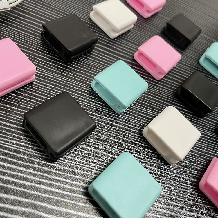 1 Kẹp Quấn Dây Cáp Sạc USB Mini Đa Năng Thích Hợp Sử Dụng Tại Nhà / Văn Phòng / Xe Hơi