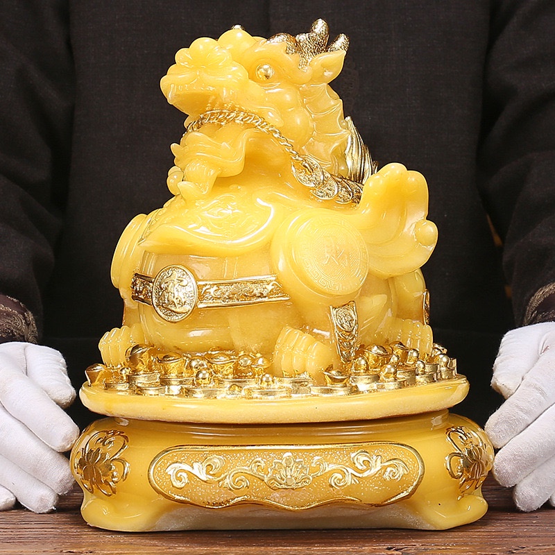 Cóc Ngậm Tiền - Tỳ Hưu cao 20cm - Thiềm Thừ Tỳ Hưu Chiêu Tài Phong Thuỷ - Vật Phẩm Phong Thuỷ Hút Tài Lộc