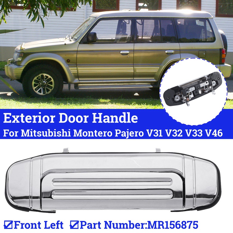 Cặp Tay Nắm Cửa Phía Trước Cho Mitsubishi Montero Pajero V46 V31 V32 V33 V43 V45 V46 MR156876 Ông MR MR156875