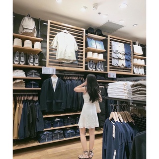 Đầm vải cotton trắng Ruchan