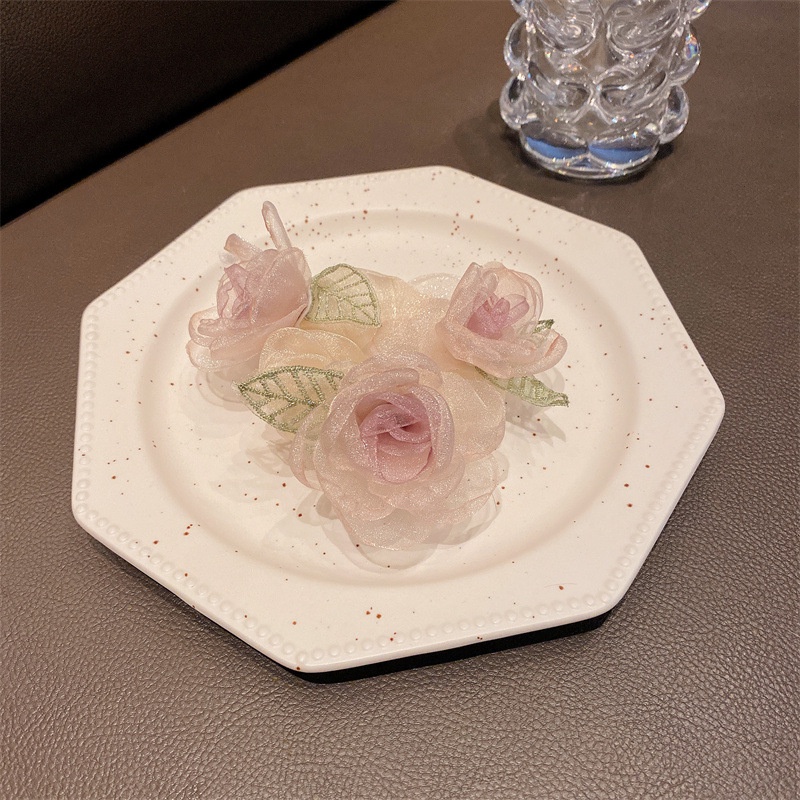 Kẹp TóC HìNh Hoa ĐíNh Kim Cương Giả ThờI Trang Cho Nữ
